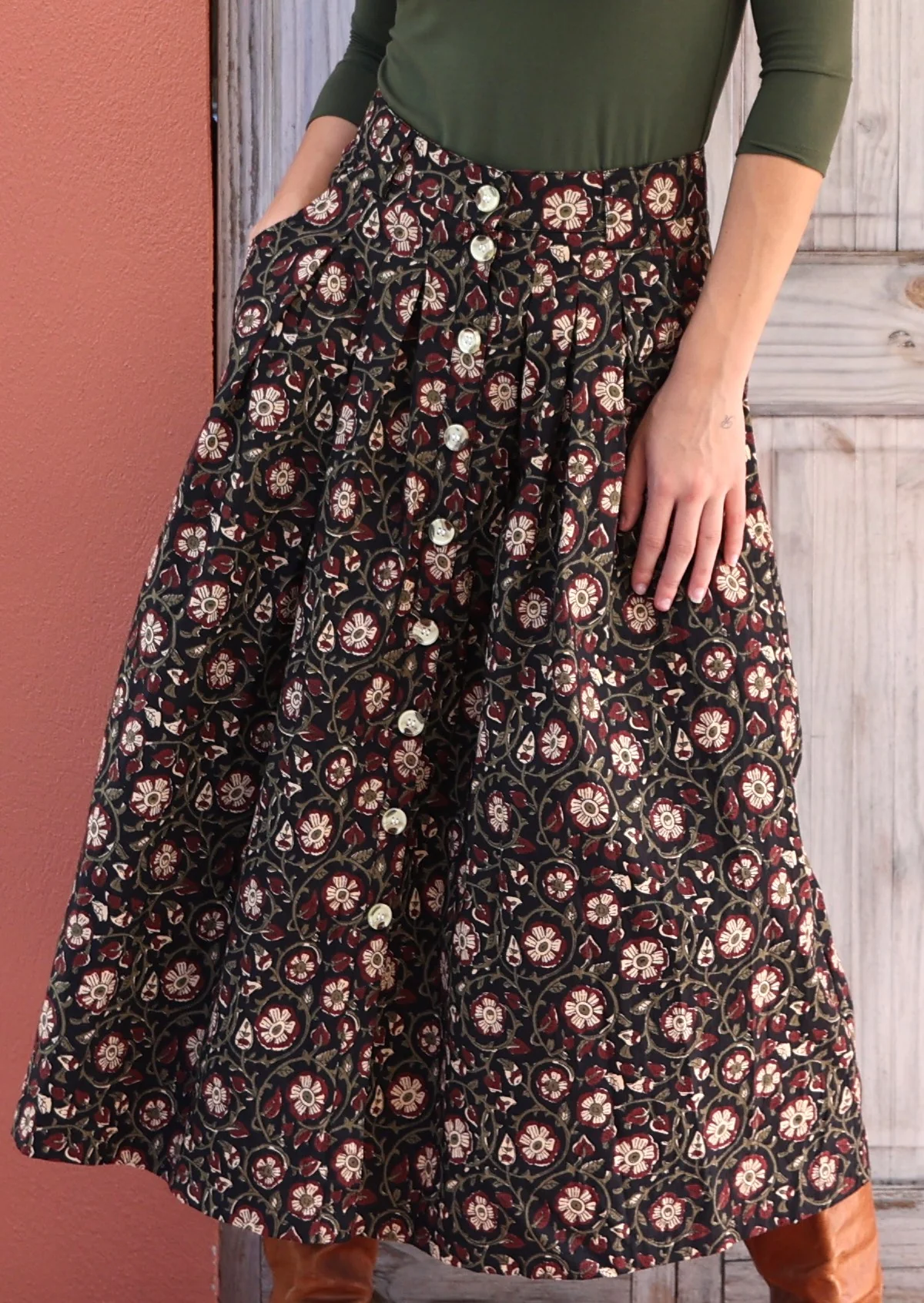 Cora Skirt Sahira - Fuchesia
