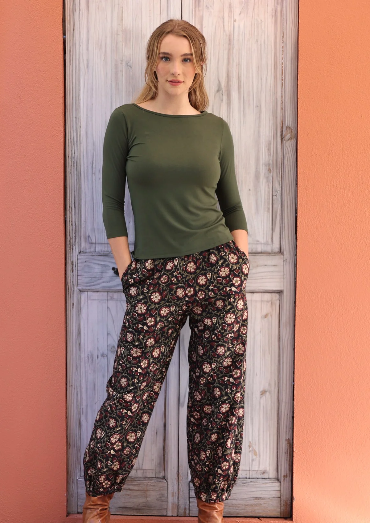 Greta Pants Sahira - Fuchesia