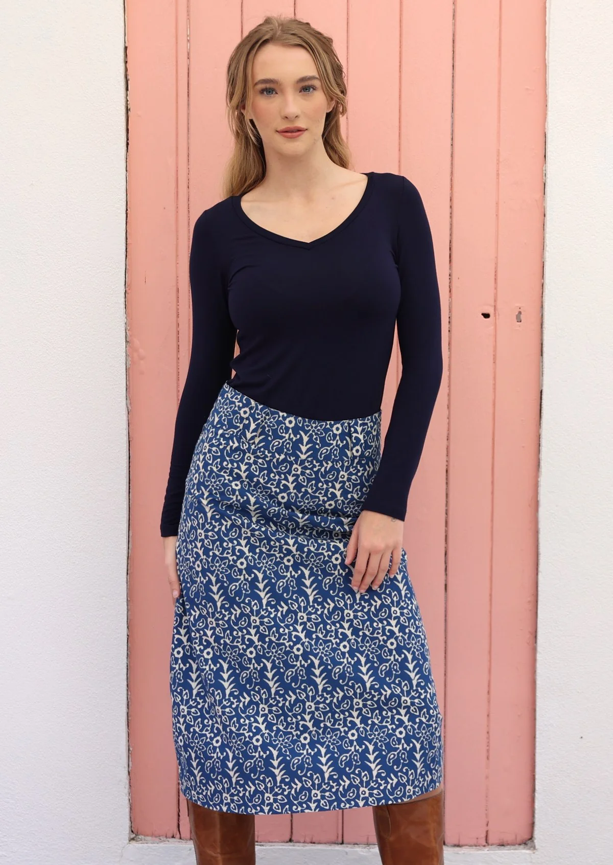 Belt Loop Skirt Nirvana - Fuchesia