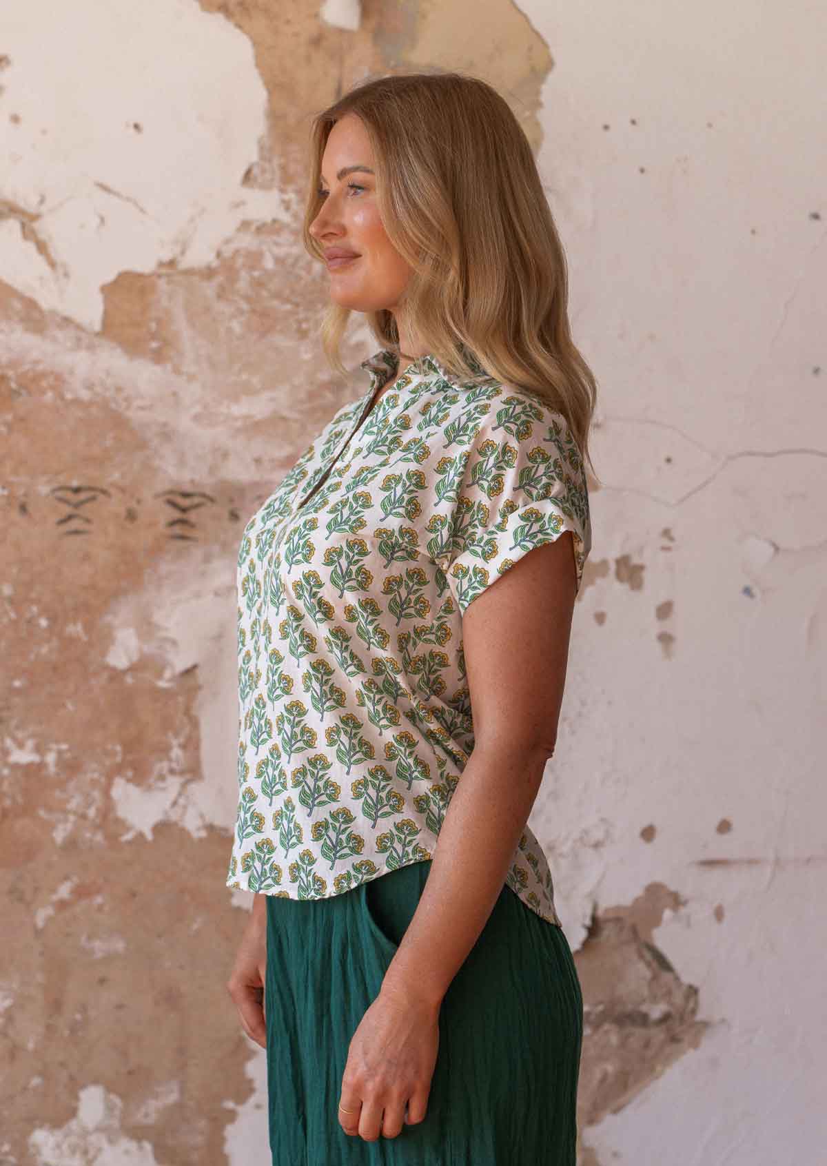 Aria Top Buttercup - Fuchesia