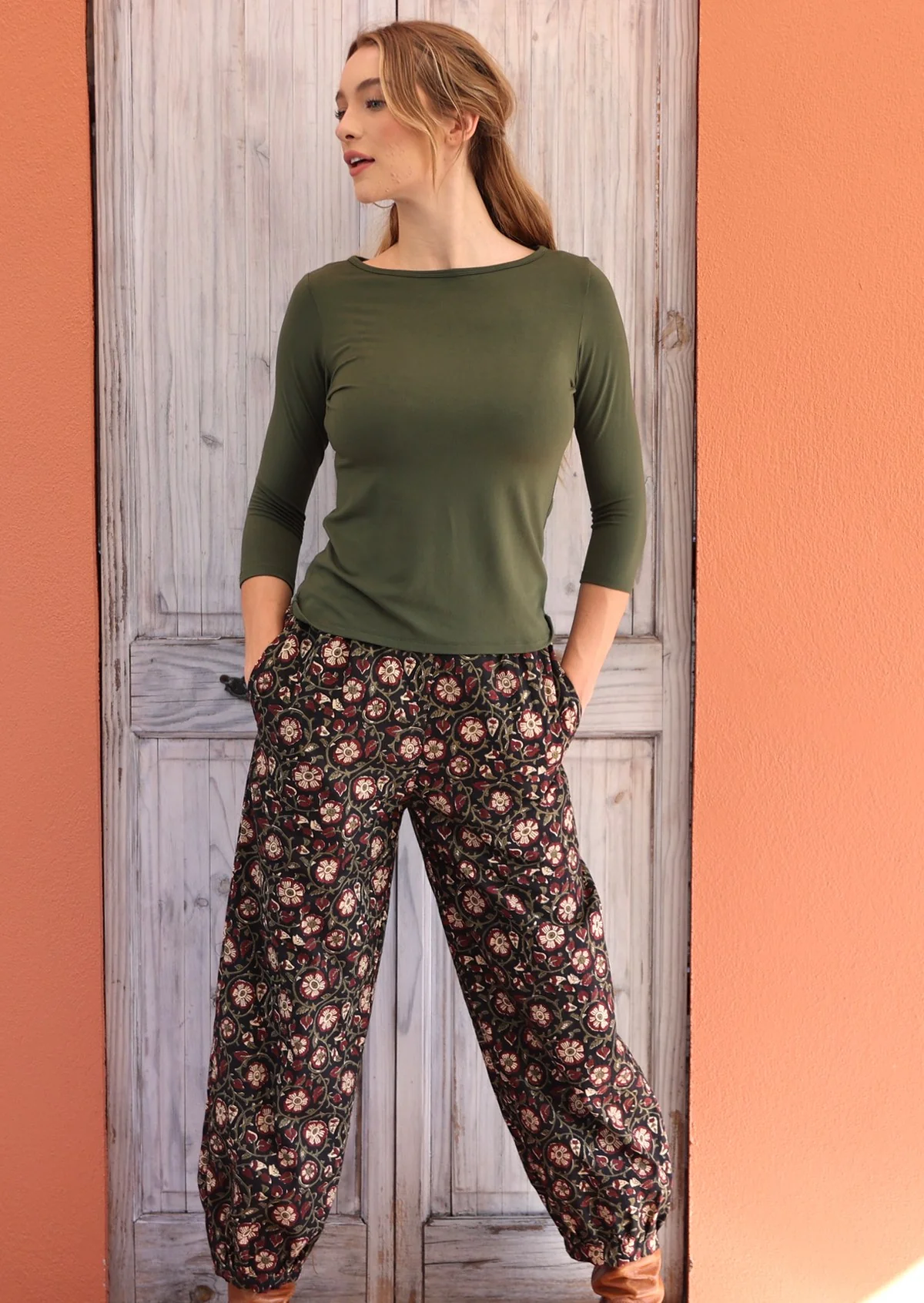 Greta Pants Sahira - Fuchesia