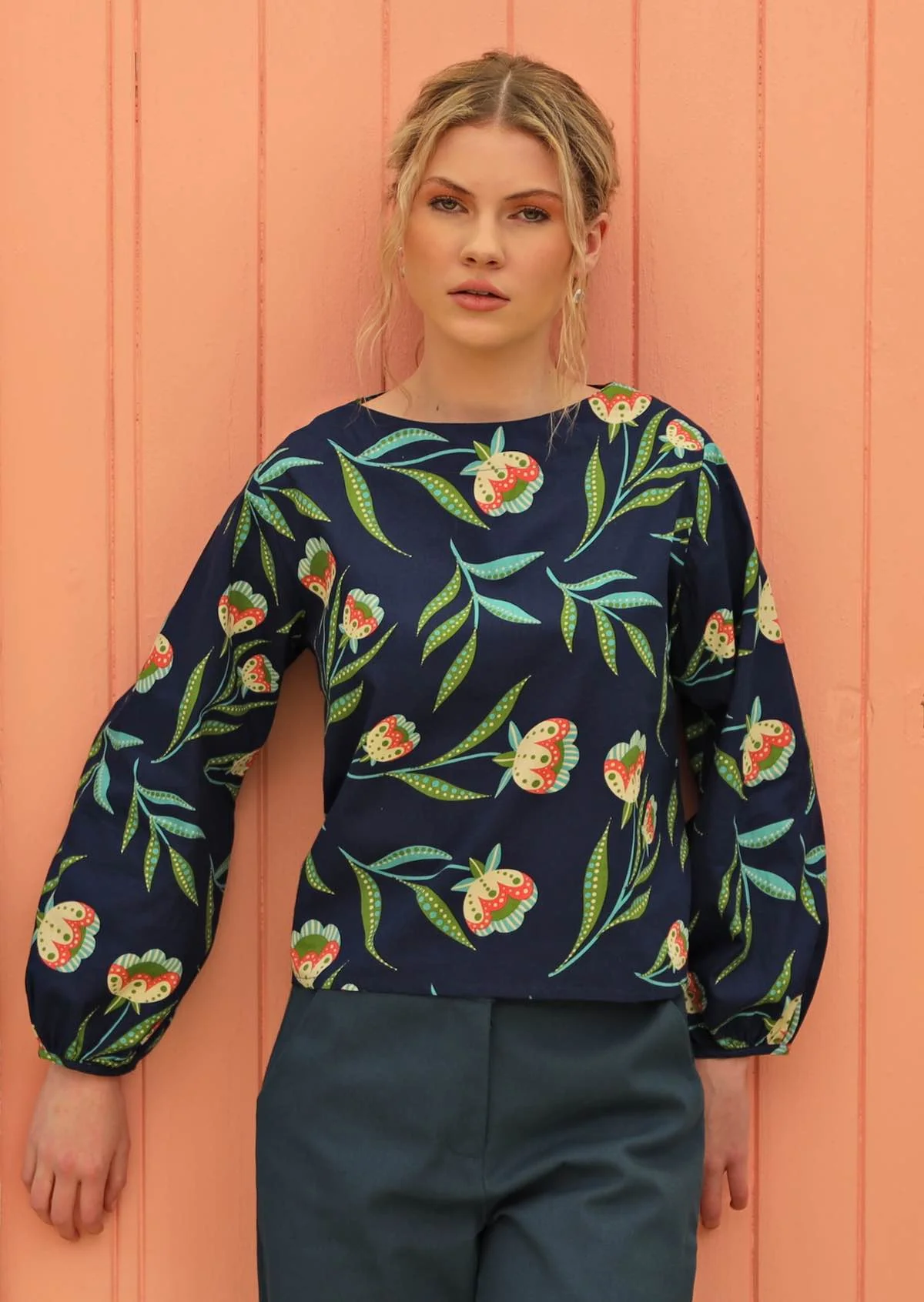 Isla Top Midnight Reverie - Fuchesia