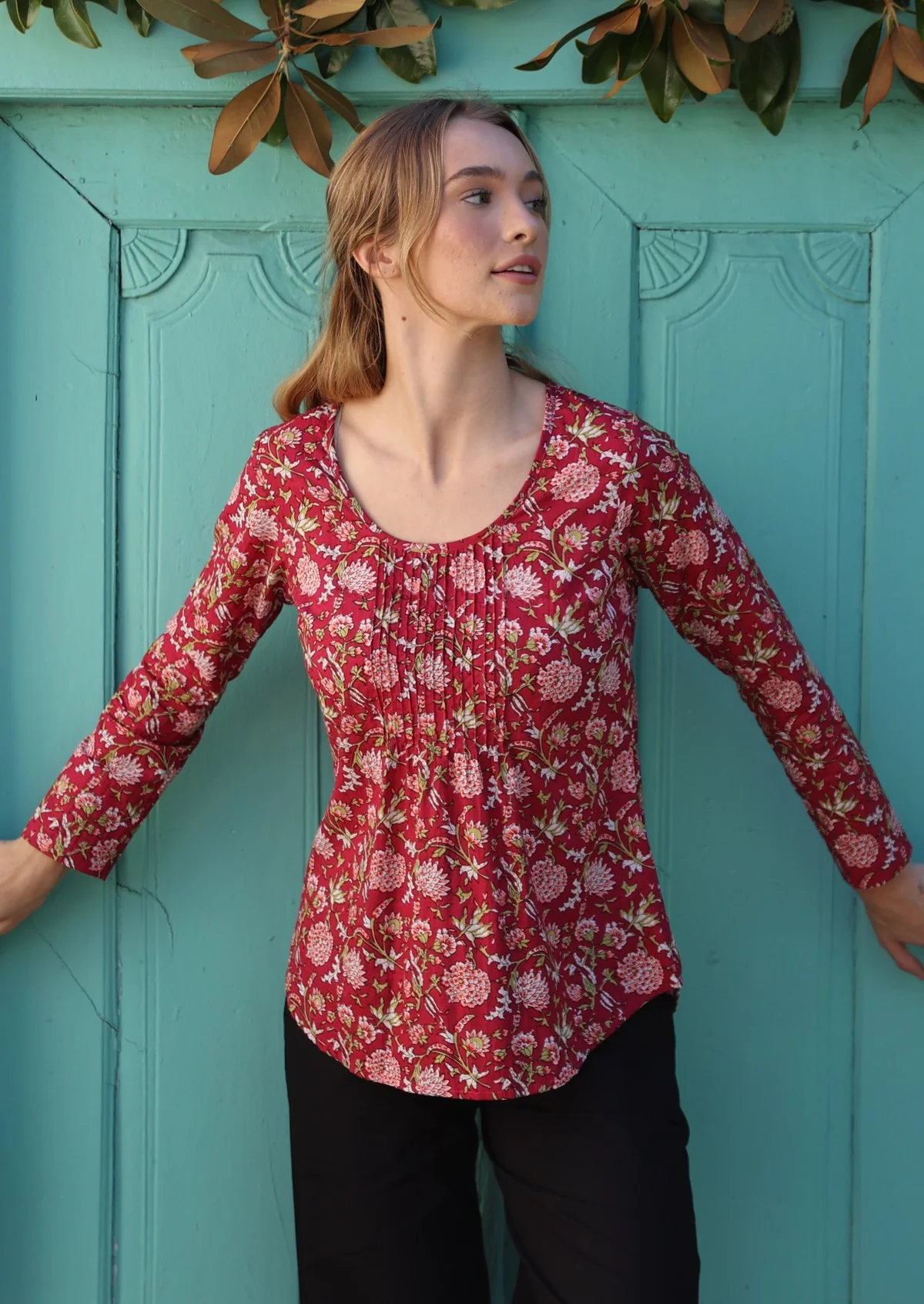 Tulsi Long Sleeve Cranberry - Fuchesia
