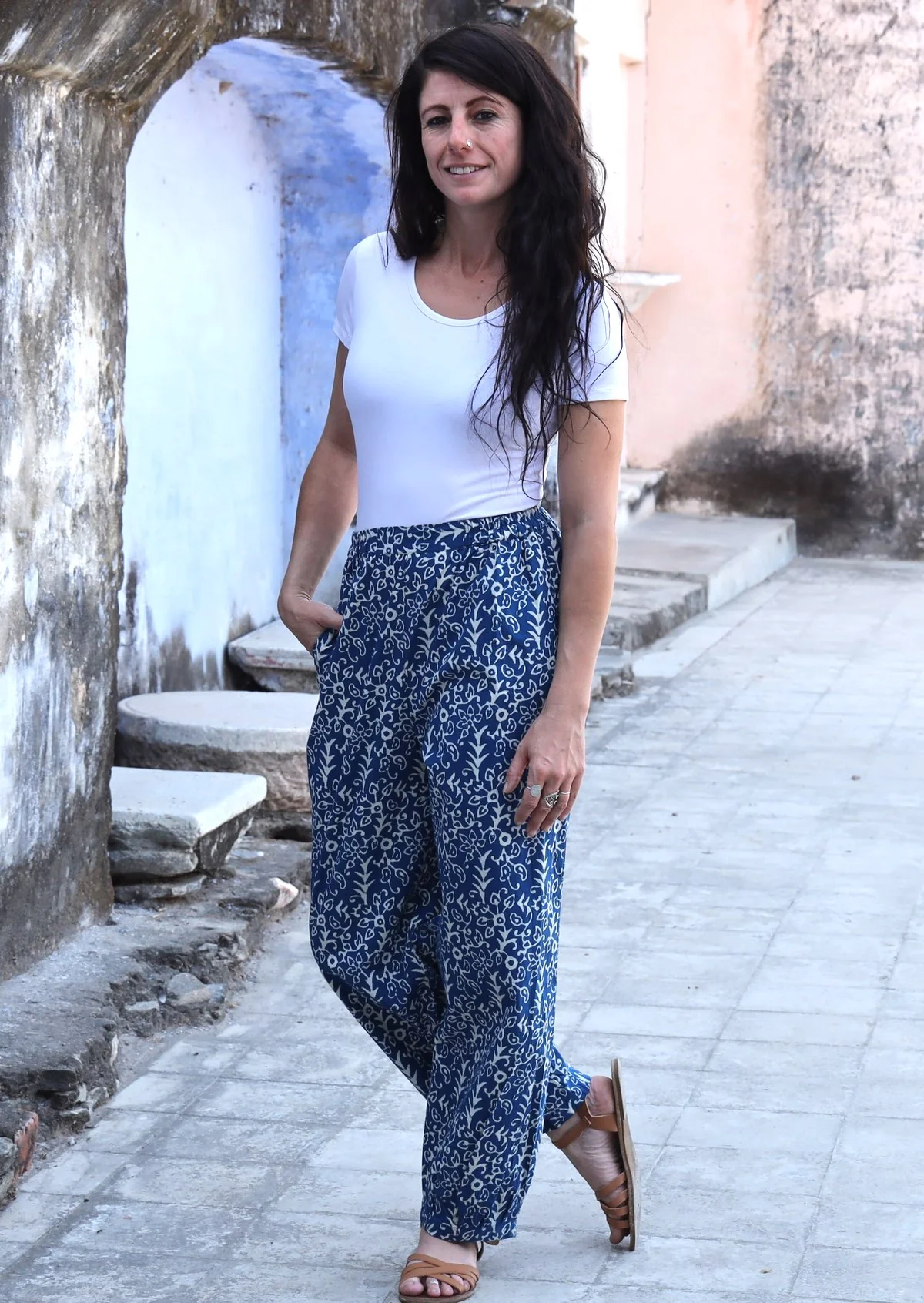 Greta Pants Nirvana - Fuchesia