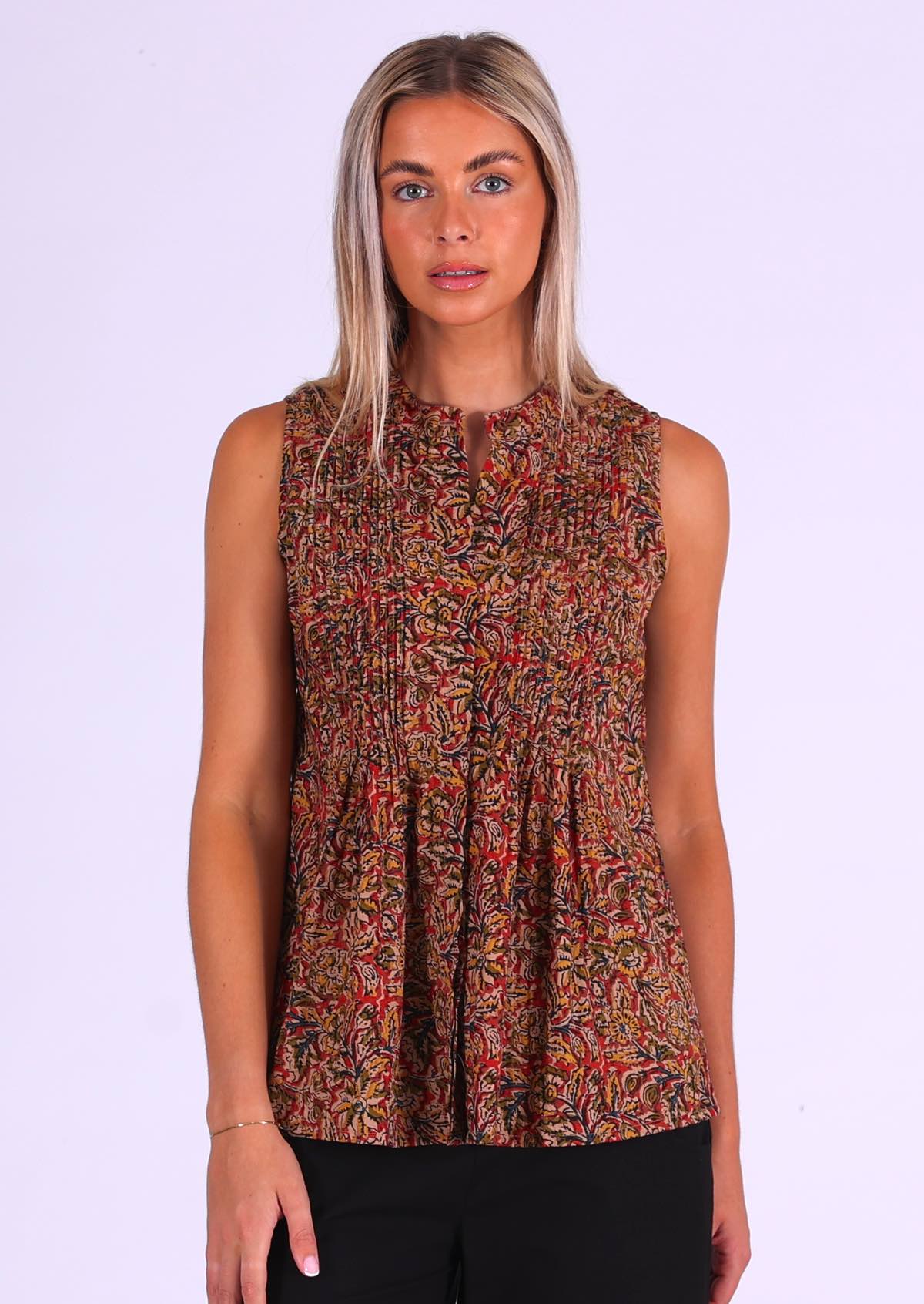 Camille Top Wild Spice - Fuchesia