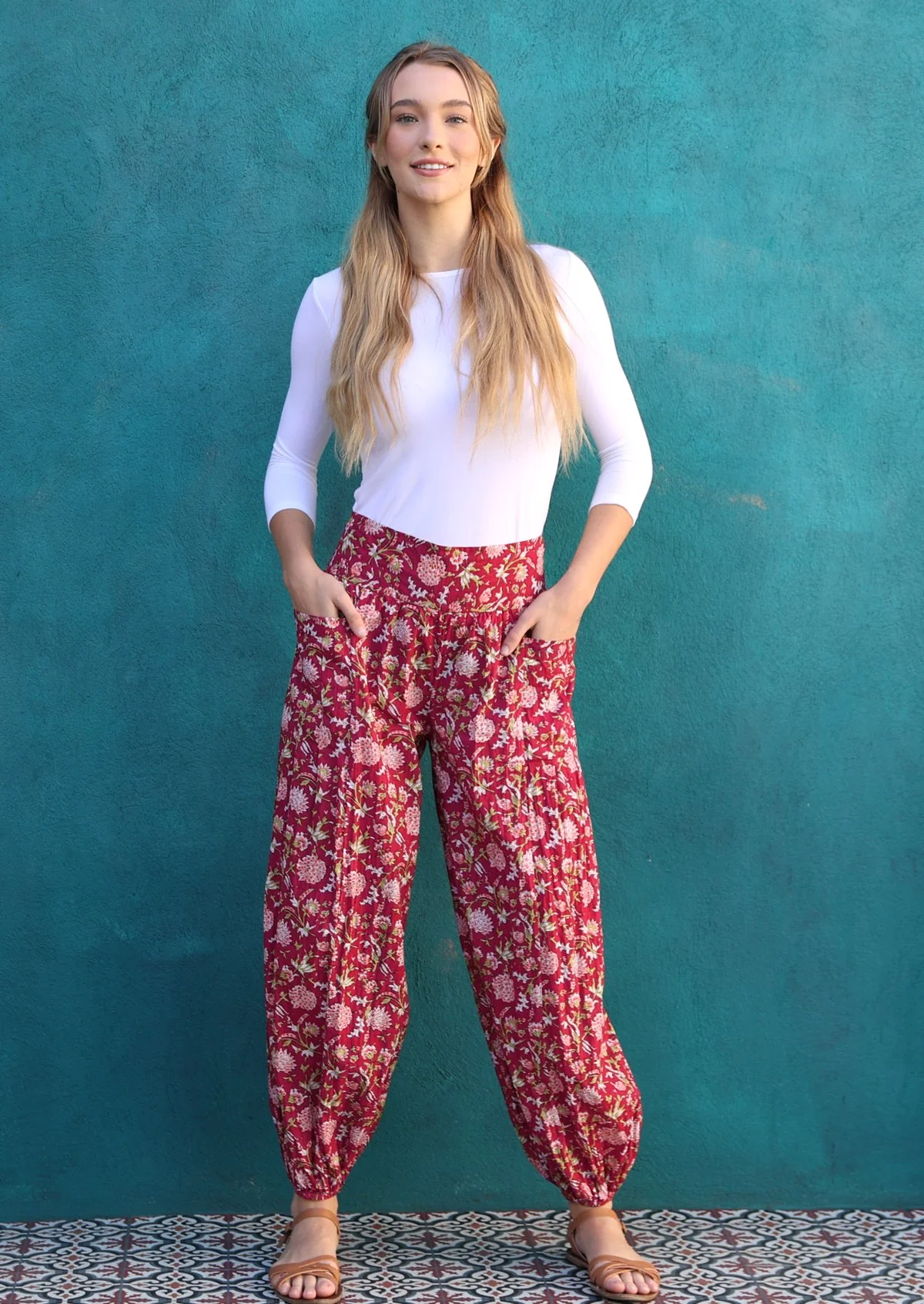 Pilot Pants Cranberry - Fuchesia