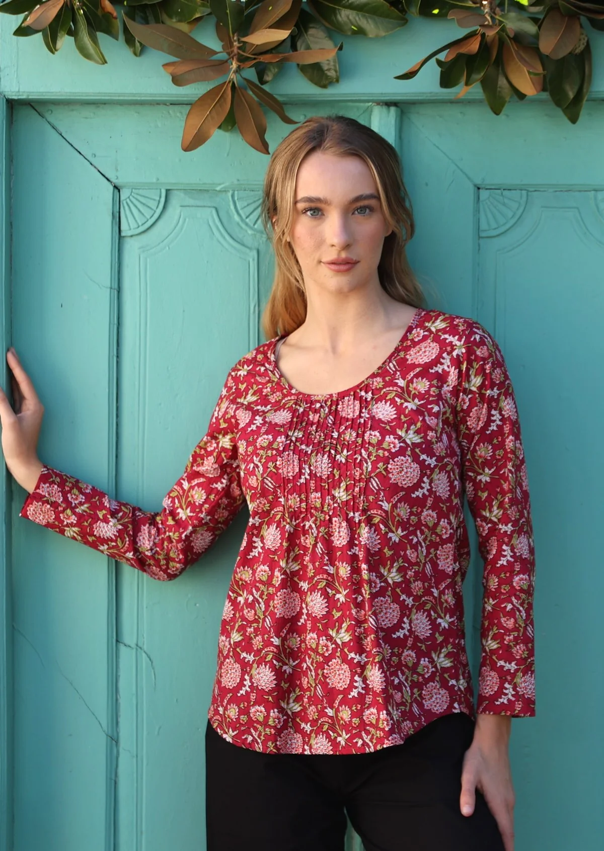Tulsi Long Sleeve Cranberry - Fuchesia