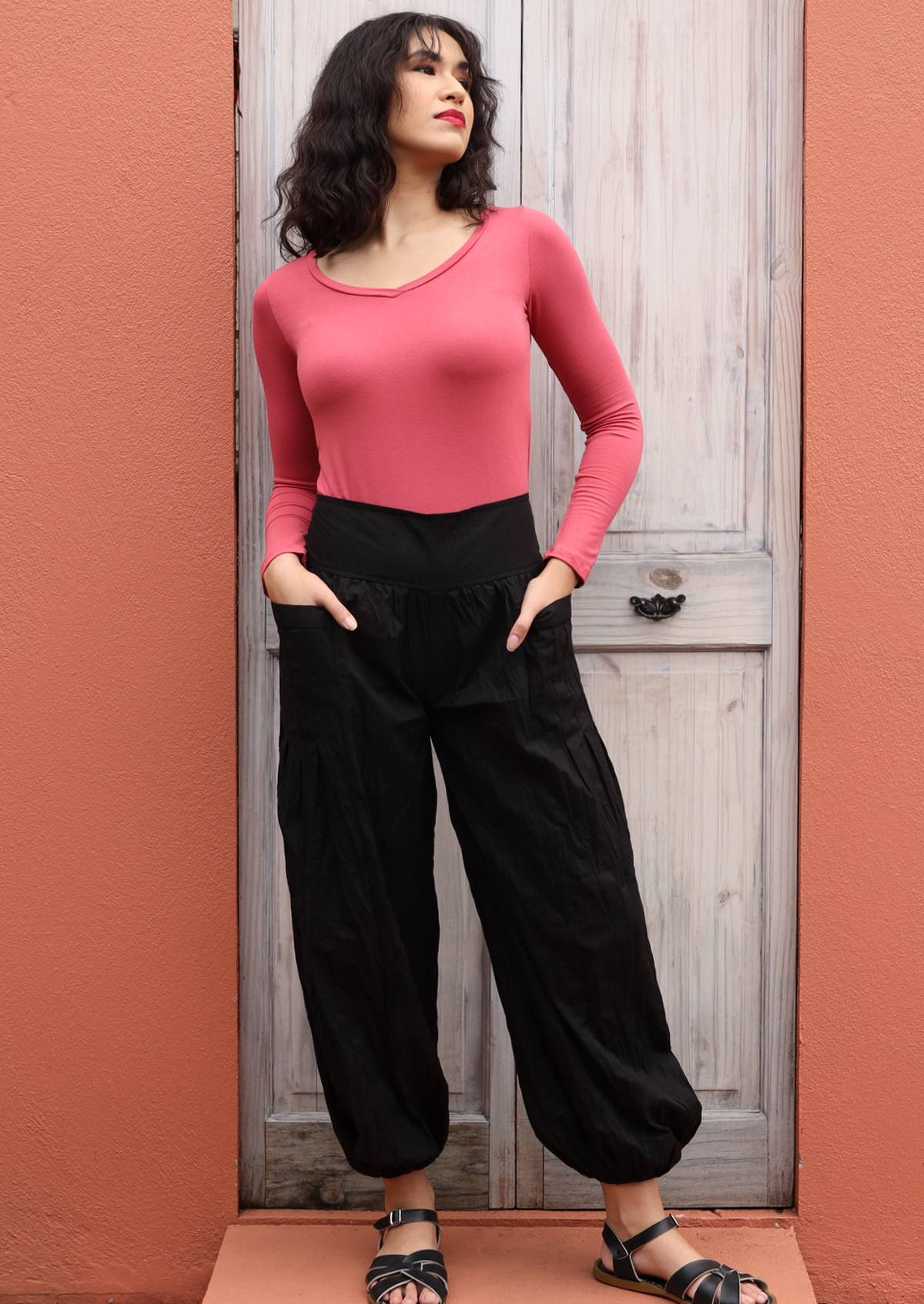 Plain Pants - Fuchesia