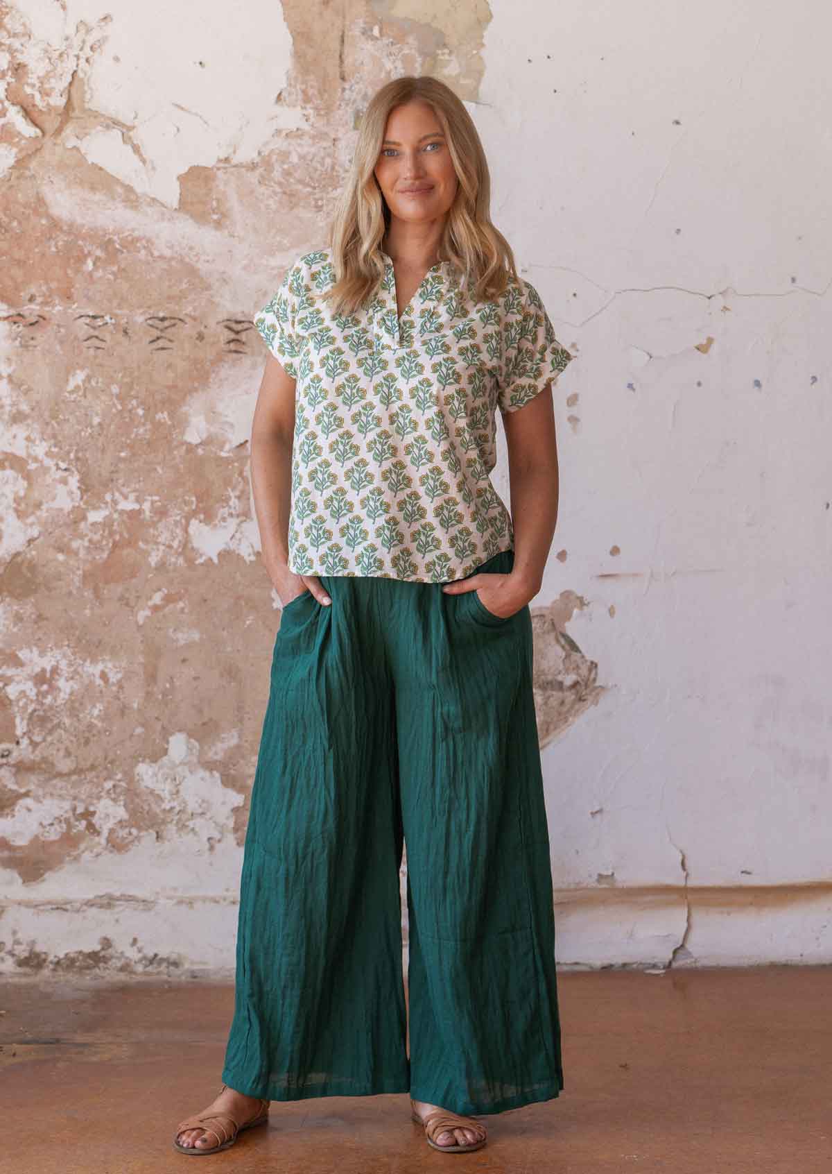 Aria Top Buttercup - Fuchesia