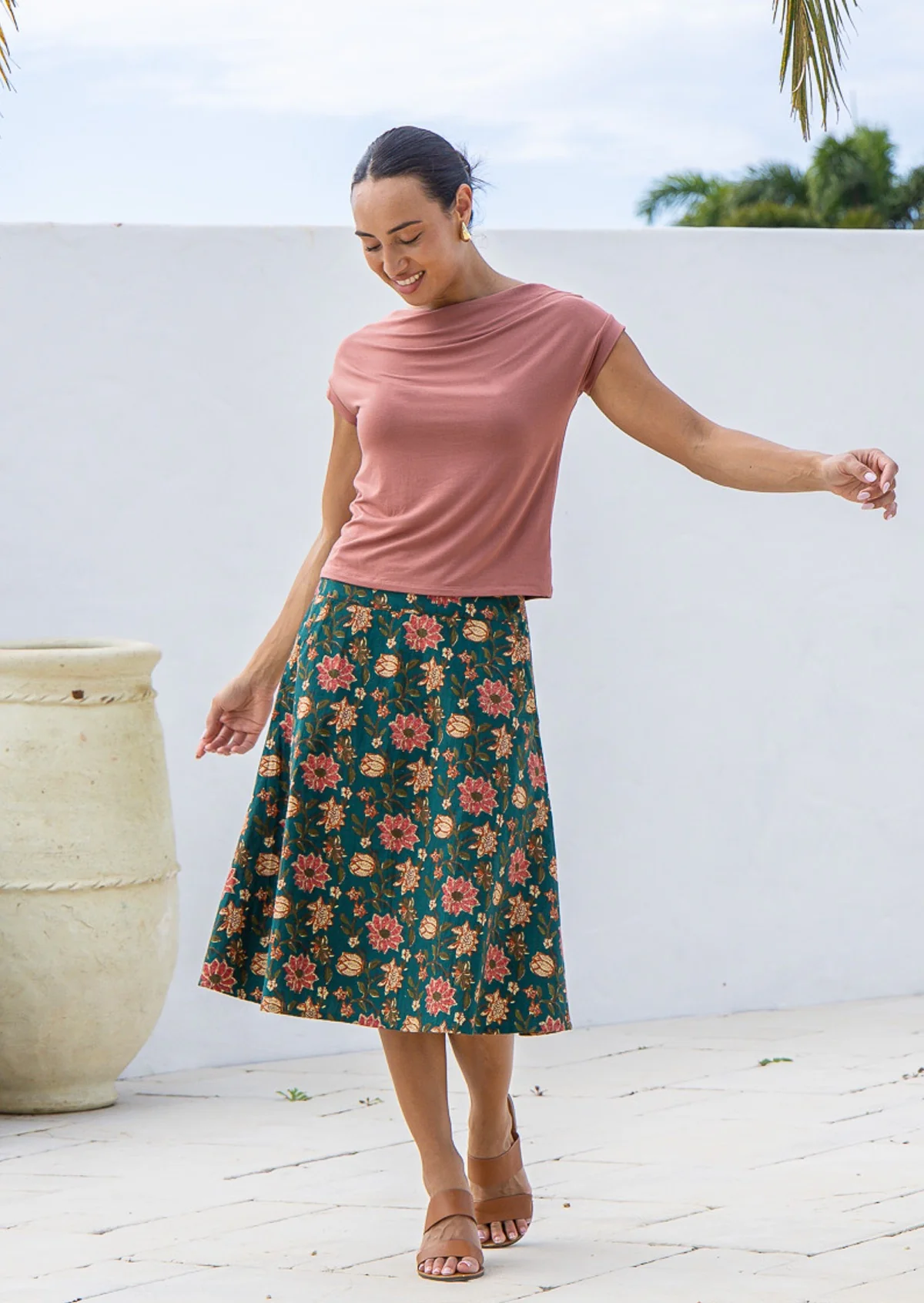 Zarah Skirt Vanya - Fuchesia