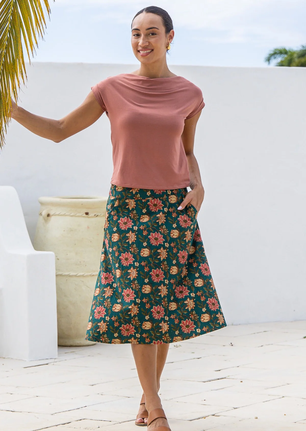 Zarah Skirt Vanya - Fuchesia