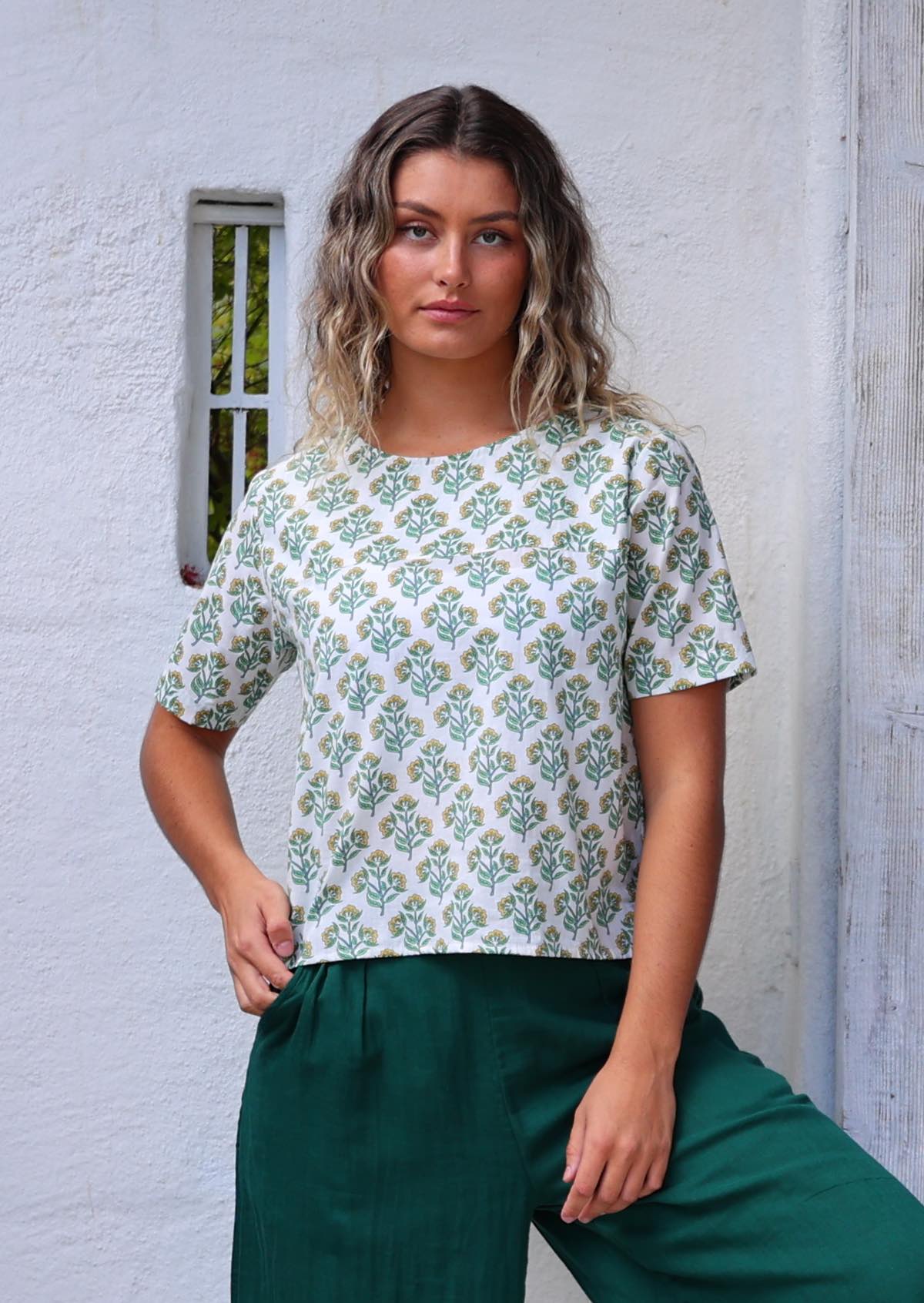 Neesha Top Buttercup - Fuchesia