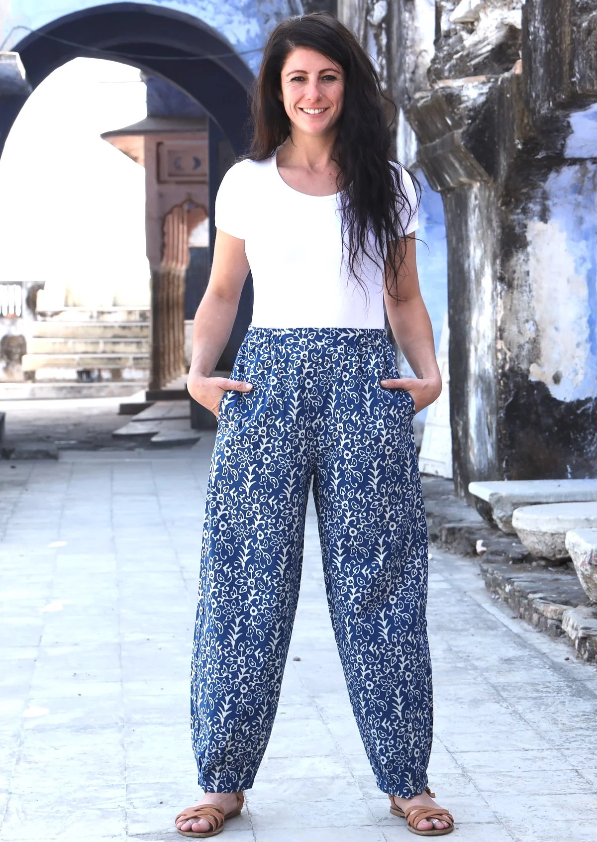Greta Pants Nirvana - Fuchesia