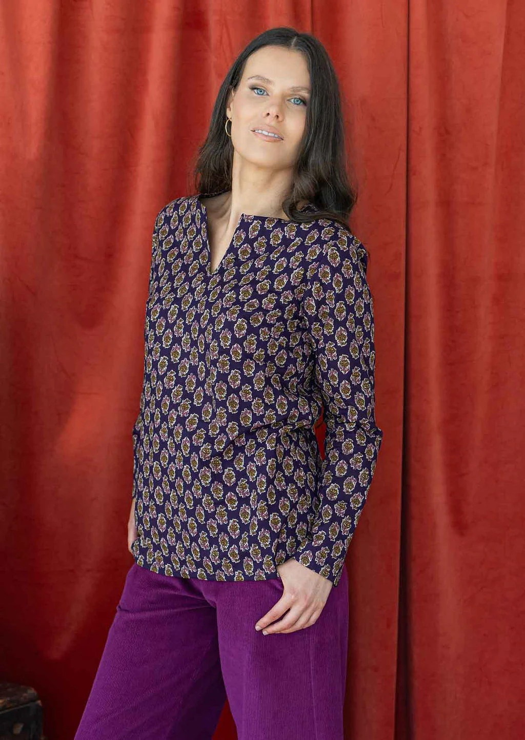Sophia Blouse Kumari - Fuchesia