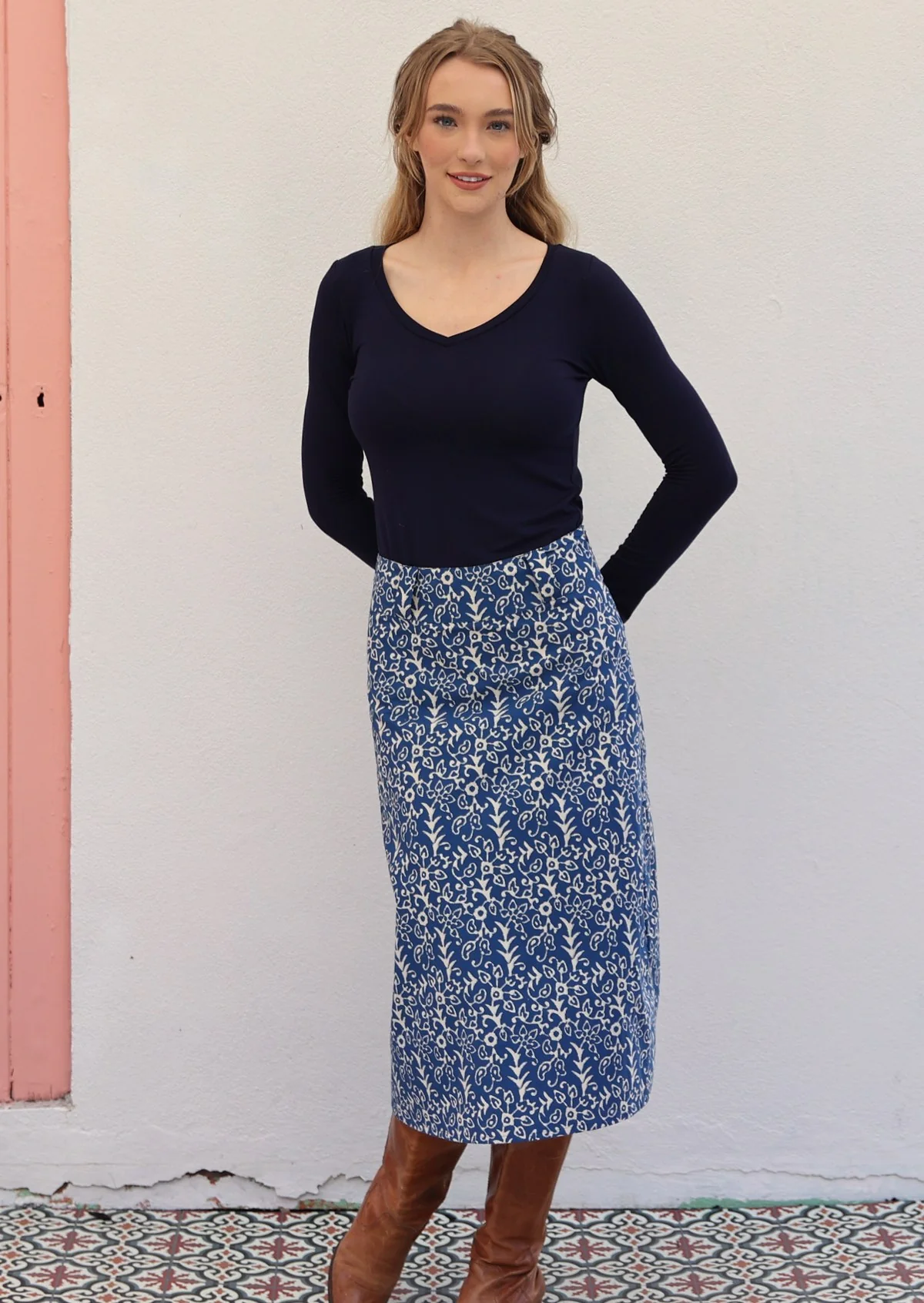 Belt Loop Skirt Nirvana - Fuchesia