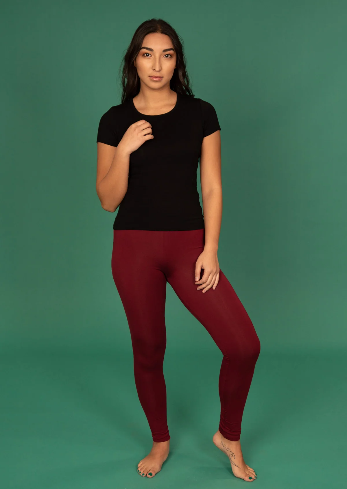Leggings Maroon - Fuchesia