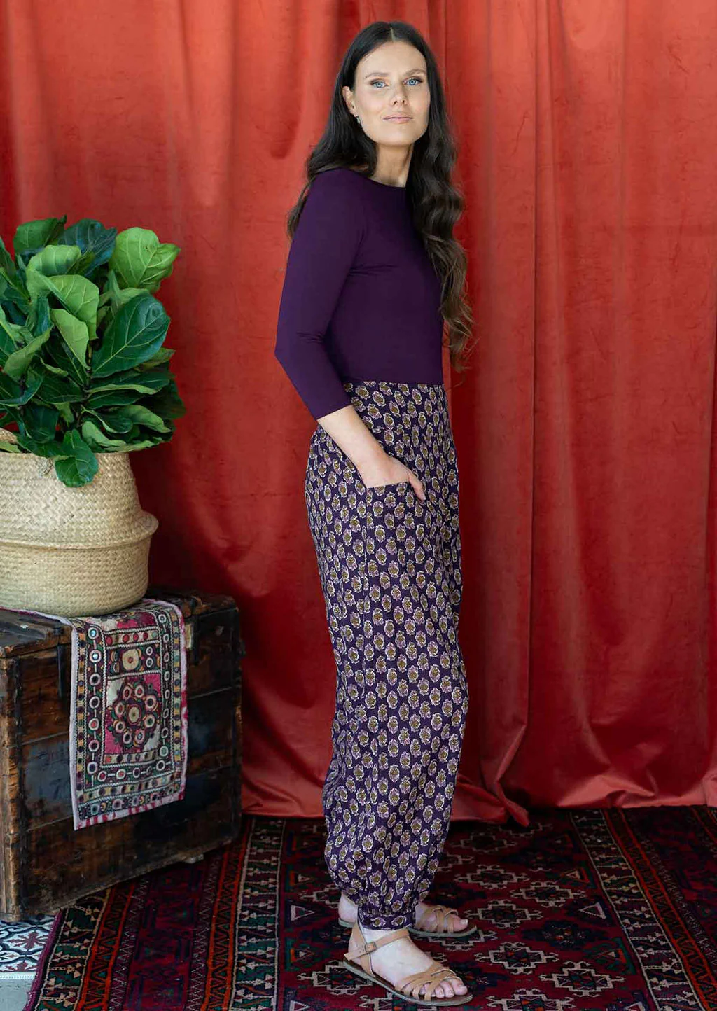 Acapulco Pants Kumari - Fuchesia