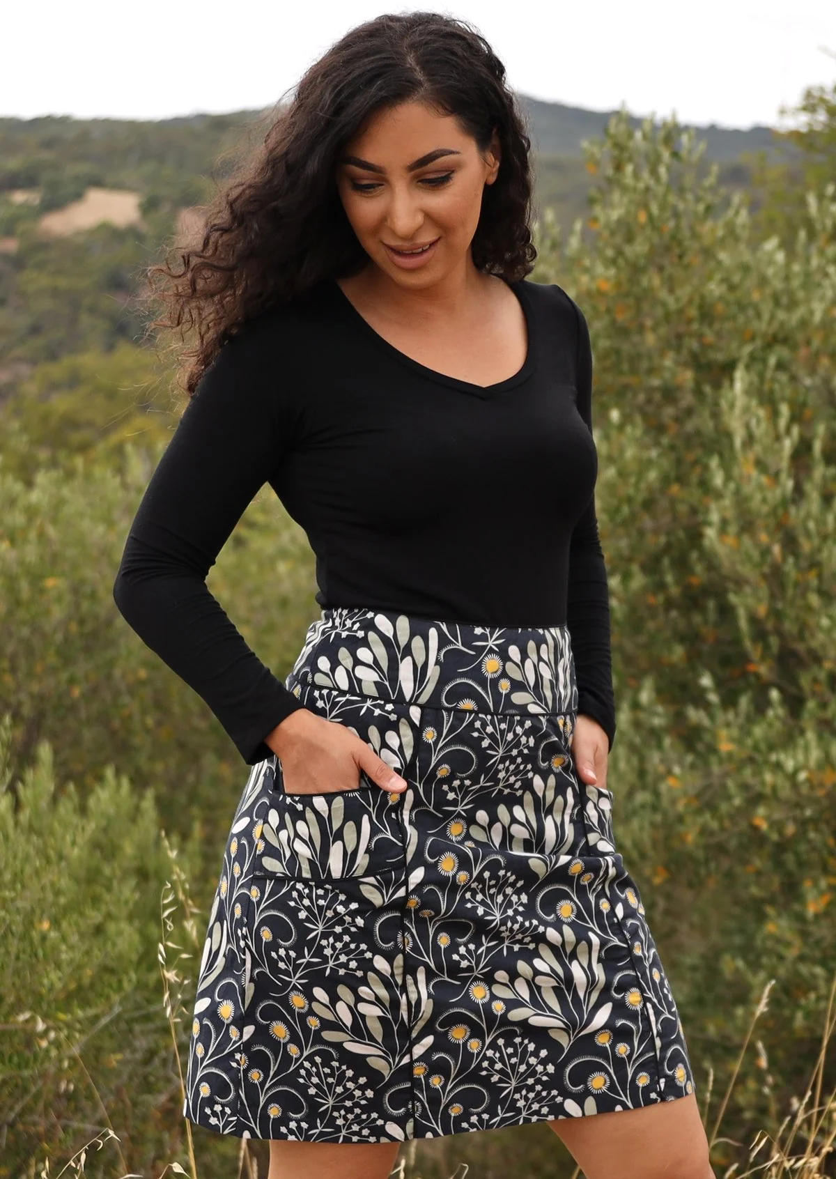 Aalia Skirt Wattle - Fuchesia