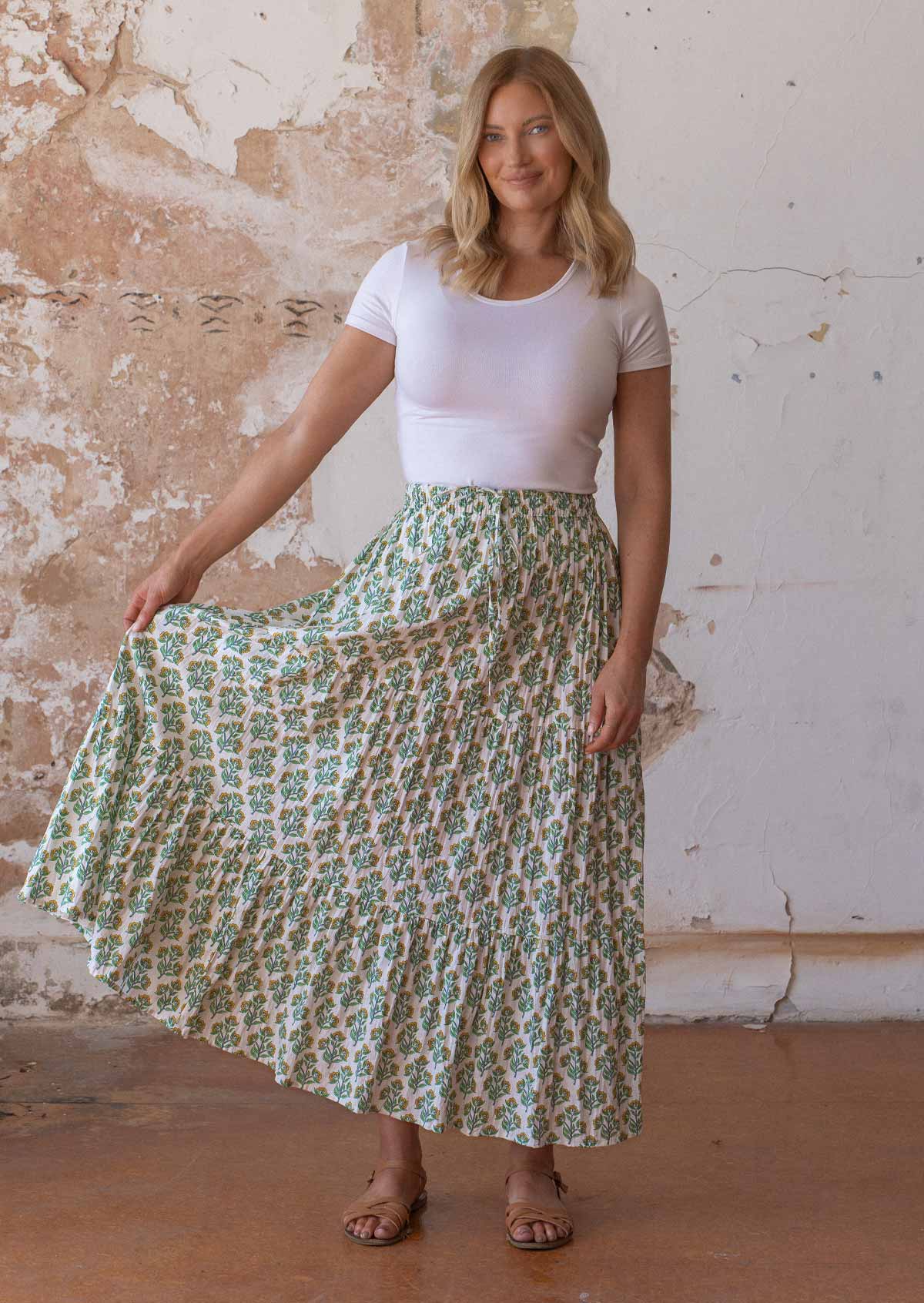 Maxi Skirt Buttercup - Fuchesia