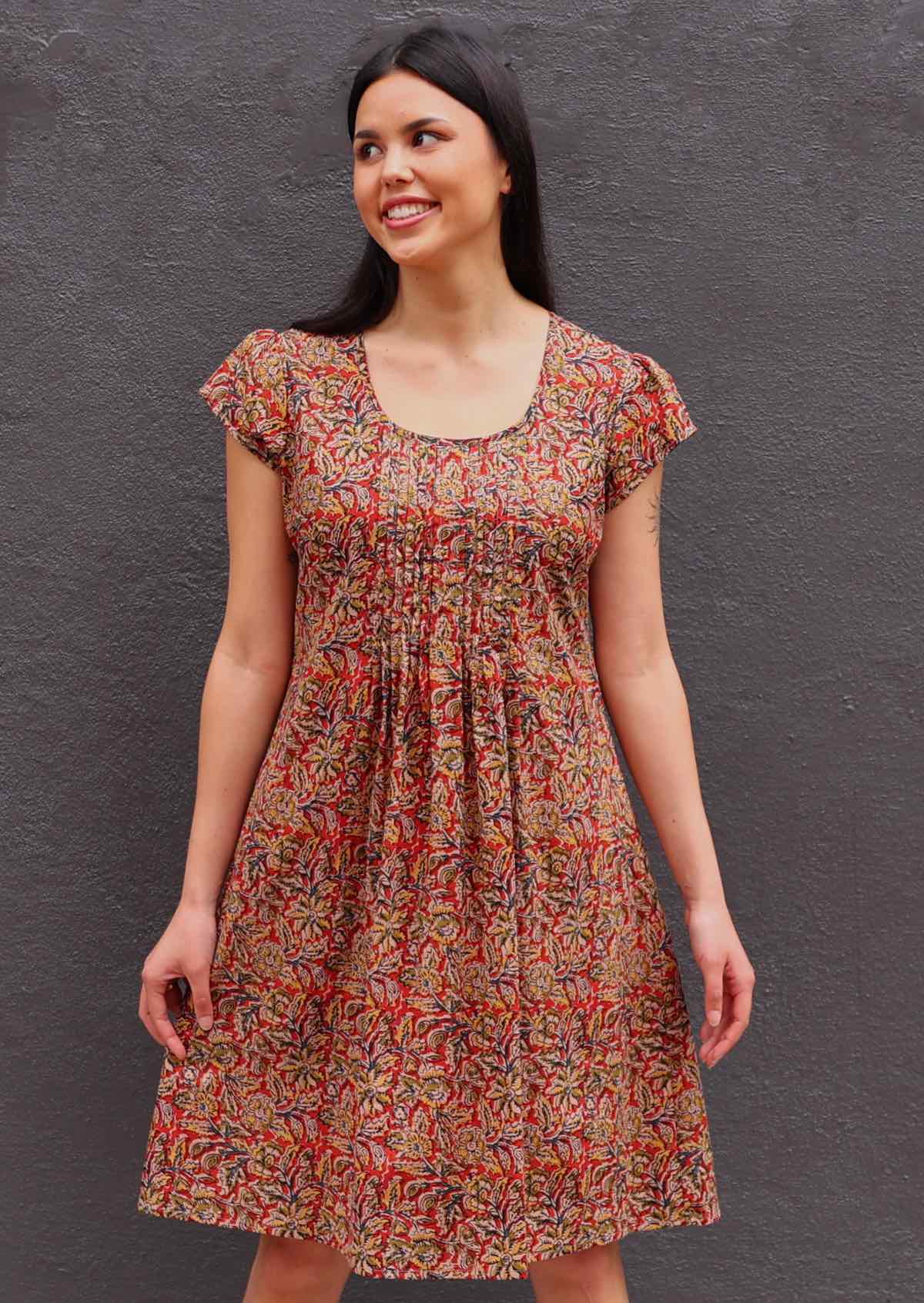 Tulsi Dress Wild Spice - Fuchesia