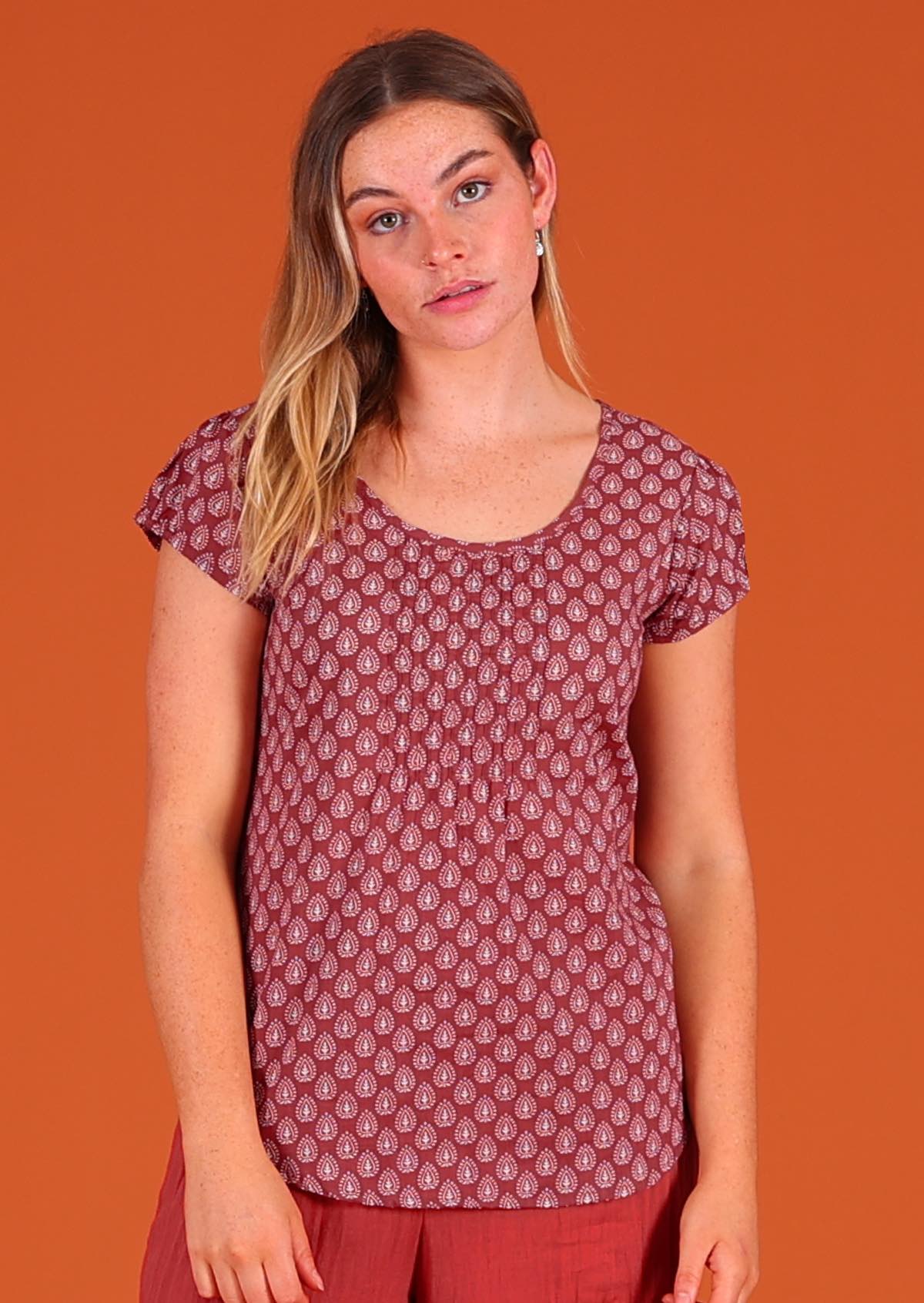 Tulsi Top Henna - Fuchesia